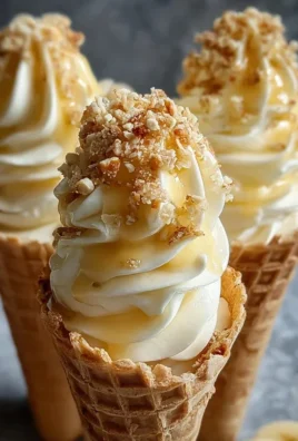 Banana Pudding Cheesecake Cones
