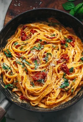 Vegan Creamy Sun Dried Tomato Pasta Recipe