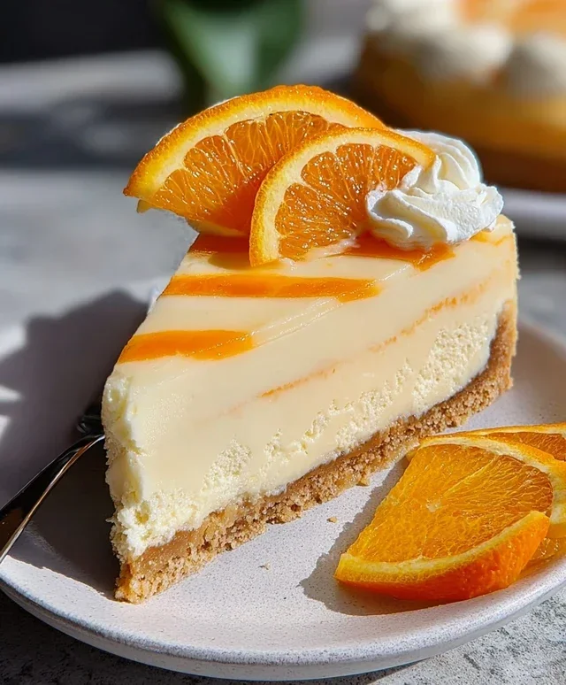 Orange Creamsicle Cheesecake