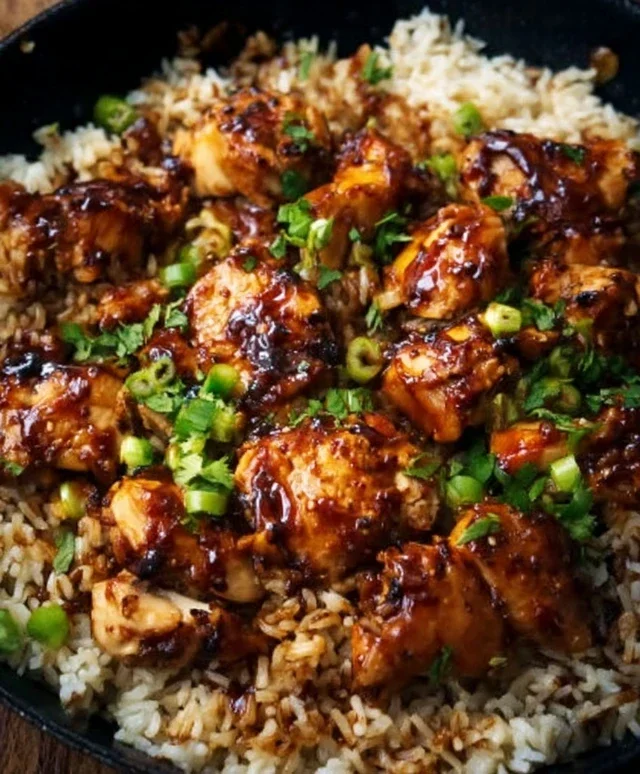 One-Pan Bold Honey BBQ Chicken Rice
