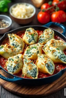 Spinach and Ricotta Stuffed Shells Recipe