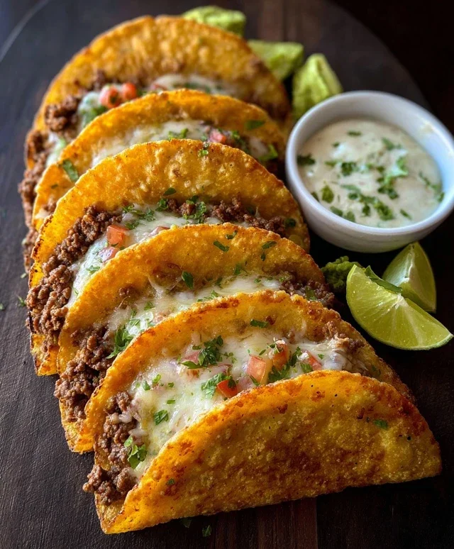 Crispy Ground Beef Tacos