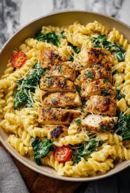 Healthy Garlic Parmesan Chicken Pasta