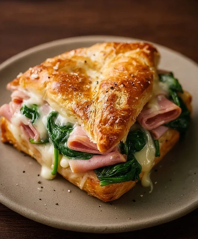 Beef Beef Ham and Cheese with Spinach
