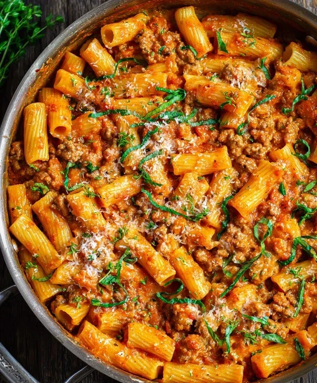 Creamy Sausage Rigatoni (One-Pan, 30-Minute Meal)