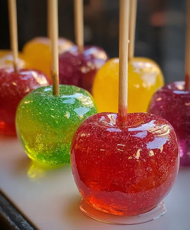Jolly Rancher Candy Apples