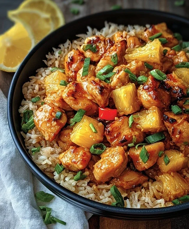 Pineapple Chicken and Rice