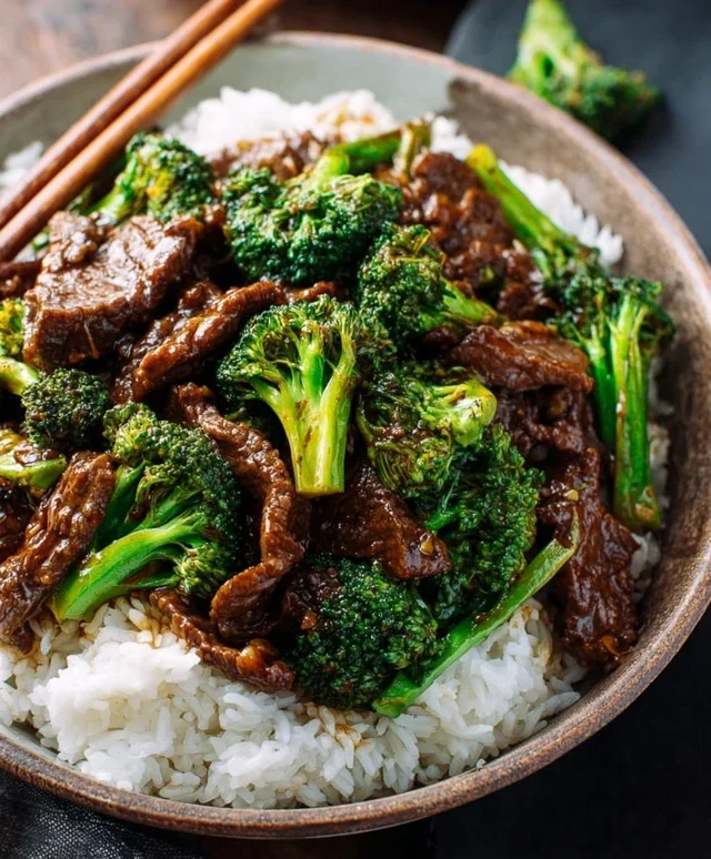 Chinese Beef and Broccoli (牛肉炒西兰花)
