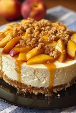 Peach Cobbler Cheesecake Recipe