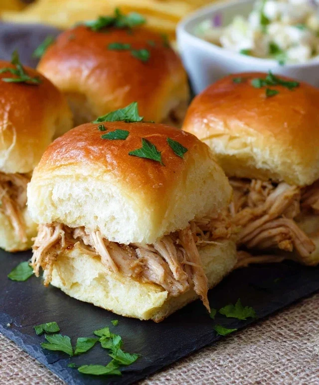 Crock Pot Mississippi Chicken Sliders