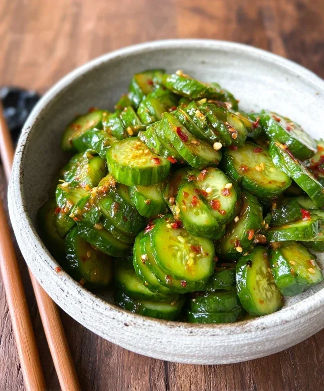 Spicy Asian Cucumber Salad