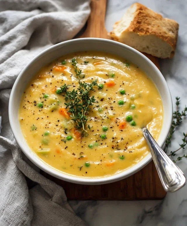 One-Pot Creamy Vegetable Soup