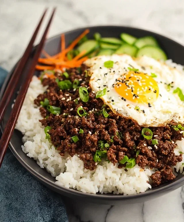 Korean Ground Beef Bowl (25-Minutes)