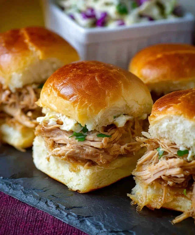 Crock Pot Mississippi Chicken Sliders