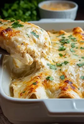 Easy White Chicken Enchiladas