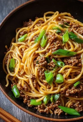 Asian Ground Beef Noodles