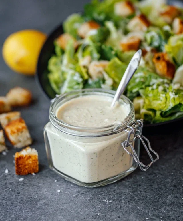 Homemade Caesar Salad Dressing