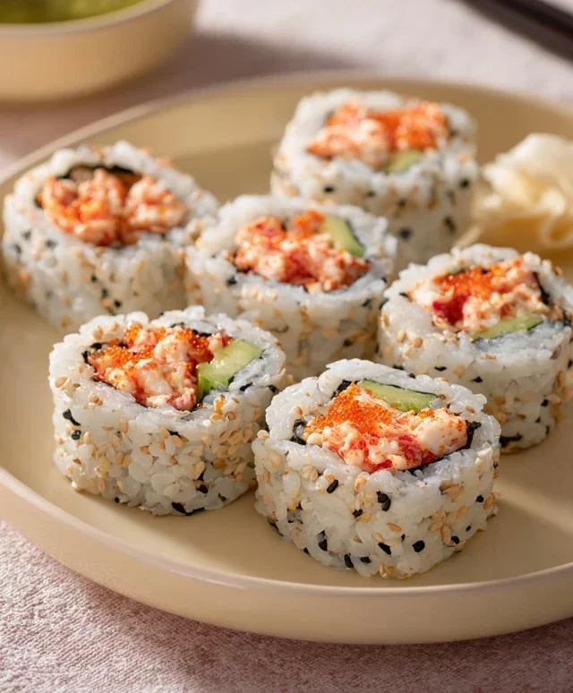 Kani Sushi (Spicy Crab Roll)