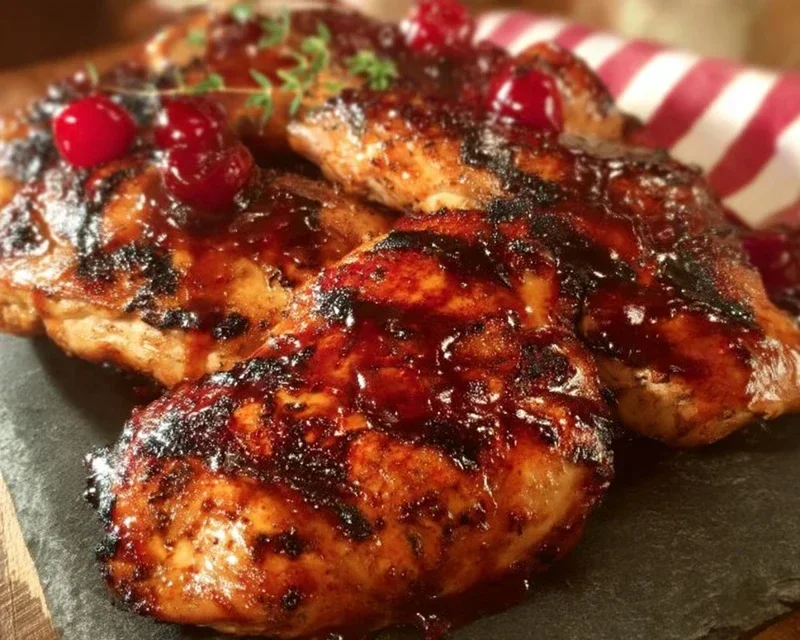 Cherry Dr. Pepper Grilled Chicken
