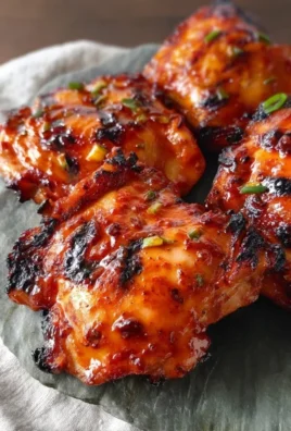 Grilled Honey Buffalo Chicken Thighs