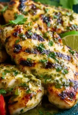 Grilled Salsa Verde Pepper Jack Chicken