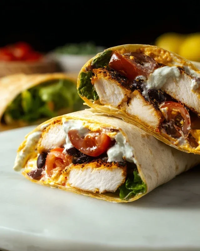 Chipotle Ranch Grilled Chicken Burrito