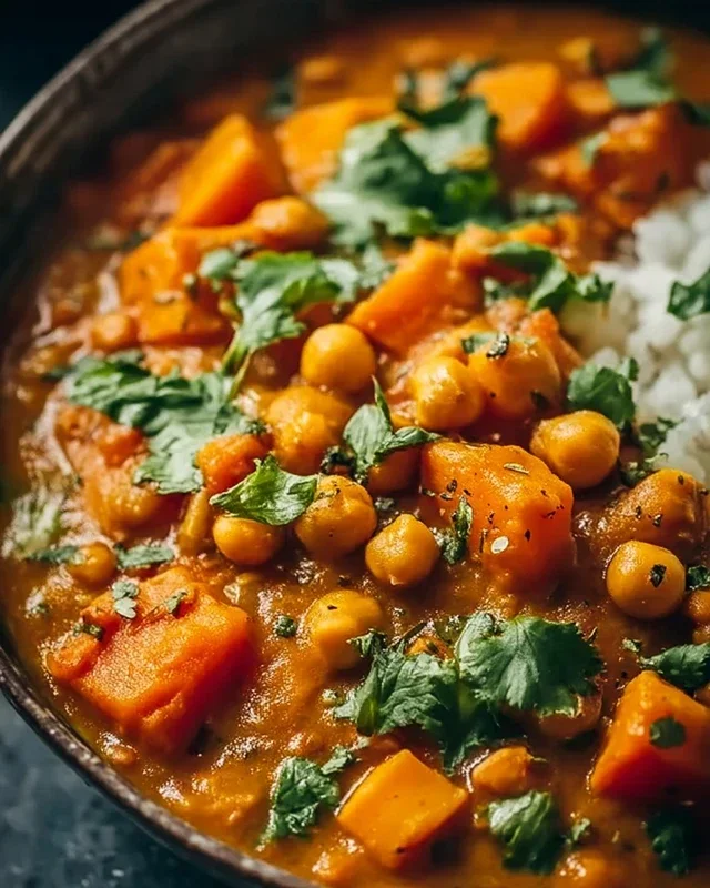 Sweet Potato and Chickpea Curry