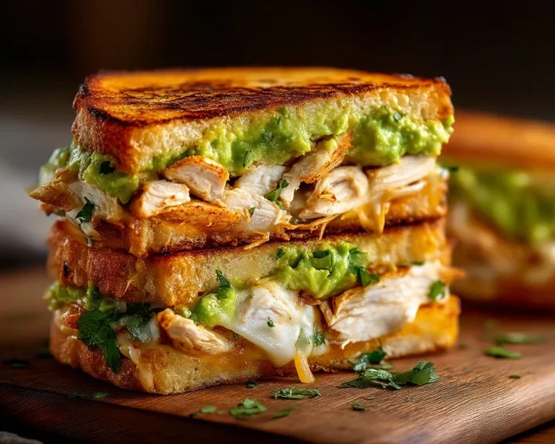 Chicken Avocado Melt Sandwich
