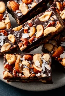 Dark Chocolate and Sea Salt Nut Bars