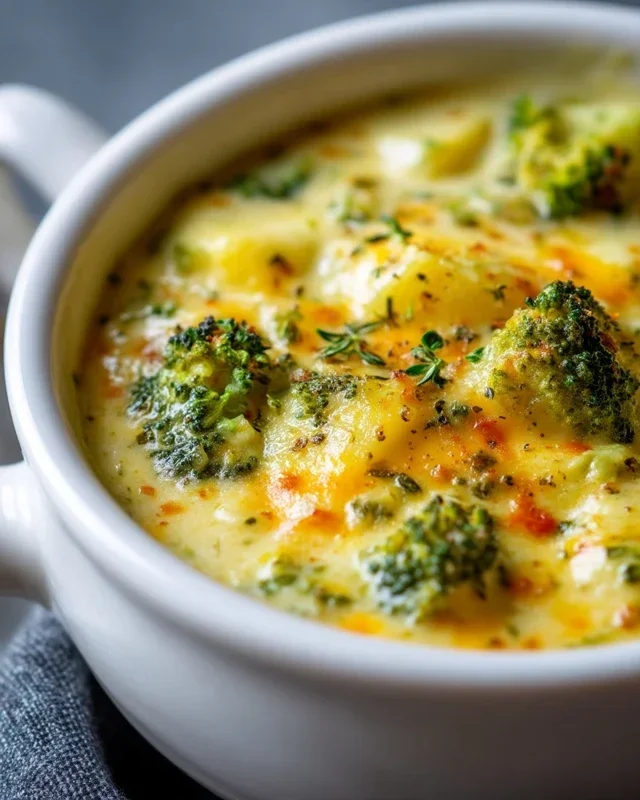 Broccoli Potato Cheese Soup