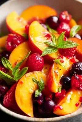 Summer Peach Fruit Salad