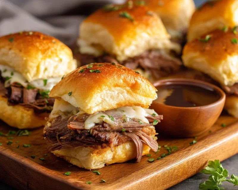 Easy French Dip Sliders Recipe