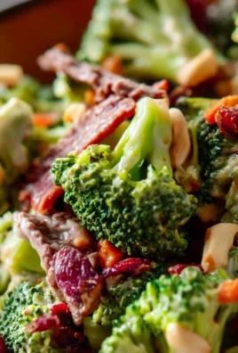 Broccoli Salad with Beef Beef Bacon Recipe
