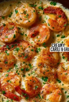 Creamy Garlic Shrimp (15 mins)