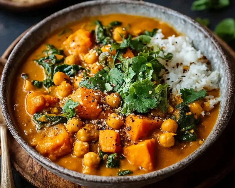 Sweet Potato and Chickpea Curry
