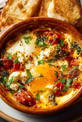 Baked Feta Eggs
