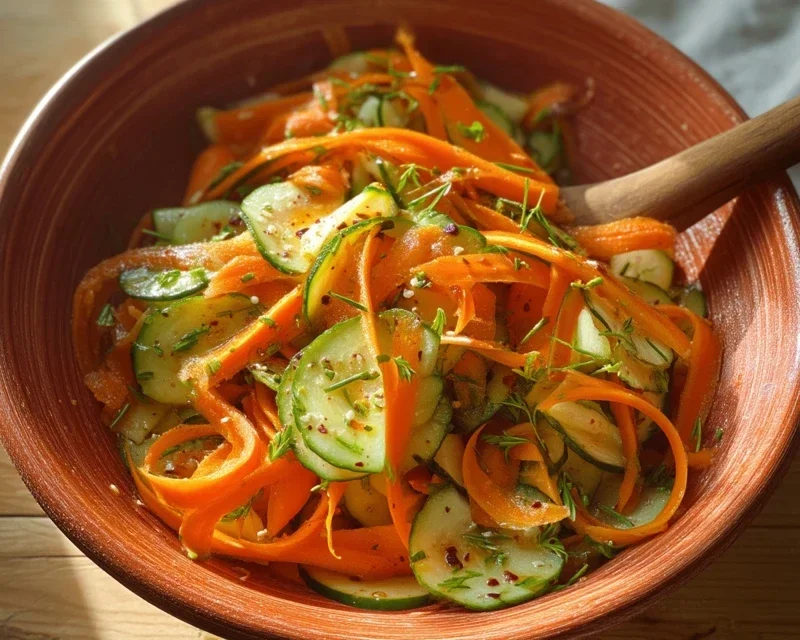 Cucumber Carrot Salad
