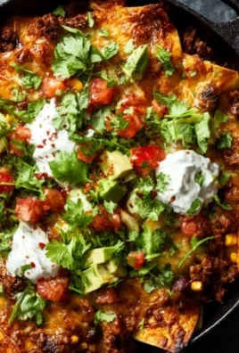 Beef Skillet Enchiladas