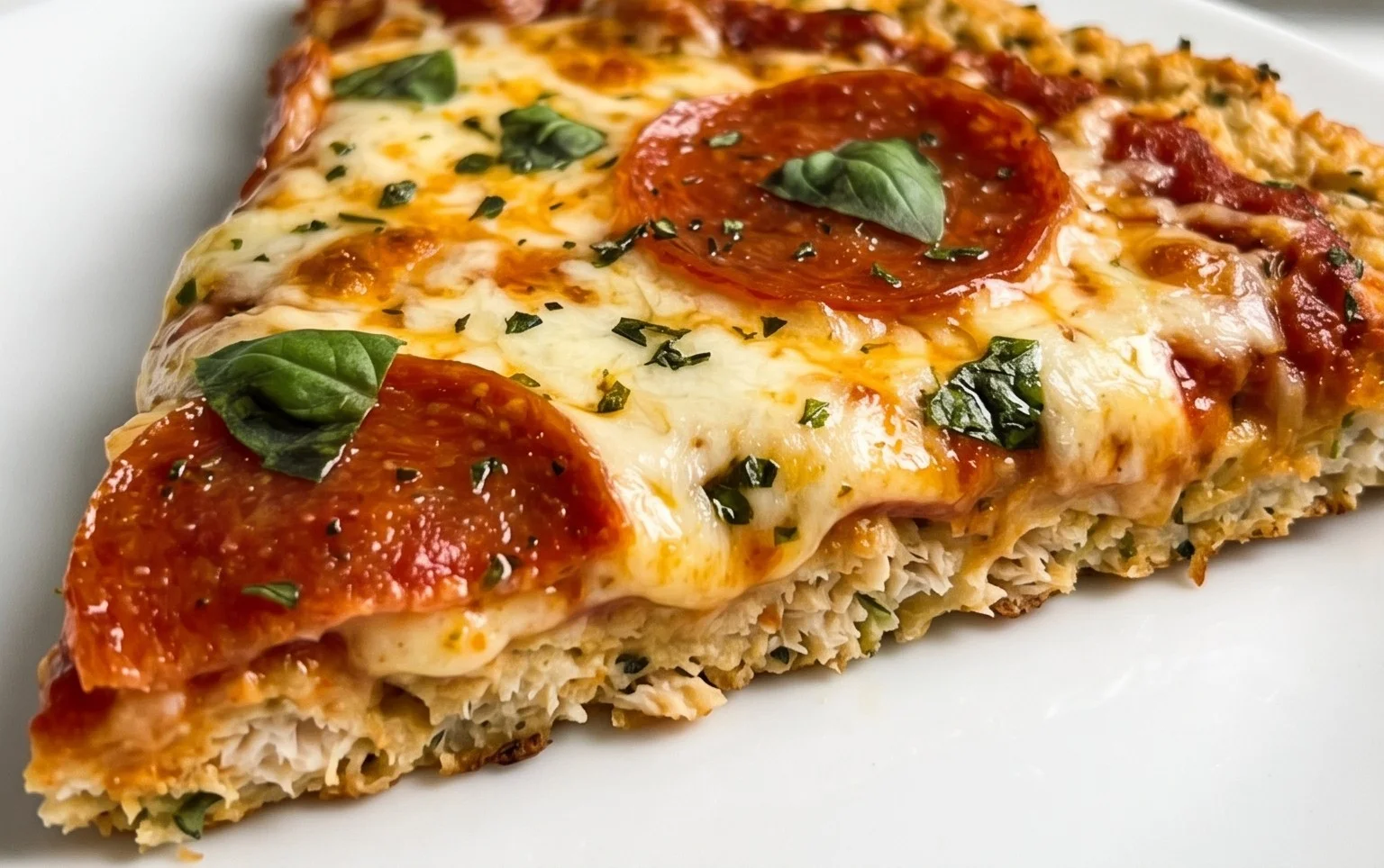 Chicken Crust Pizza (Low Carb + High Protein