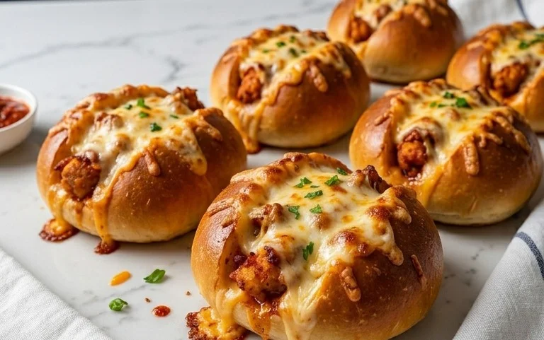 Cheesy Dynamite Chicken Buns