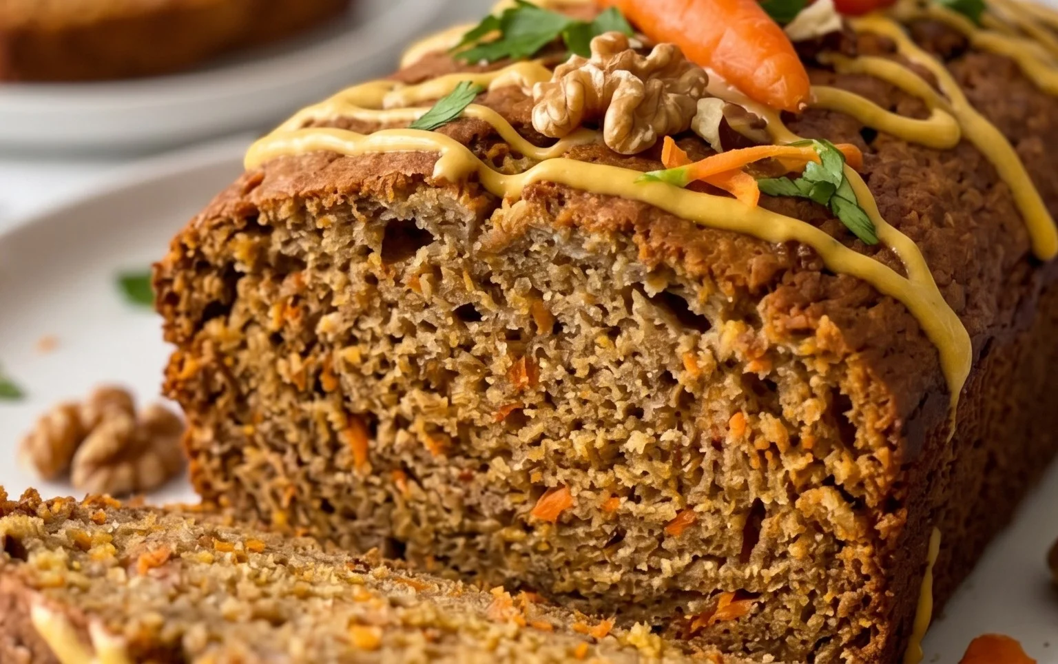 Dairy Free Carrot Cake Banana Bread