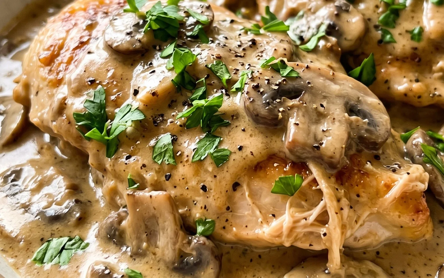 Creamy Mushroom Chicken Recipe