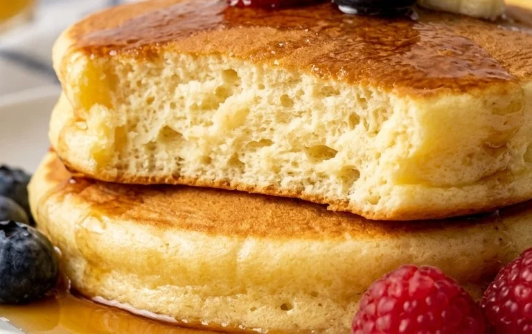 Fluffy Japanese Soufflé Pancakes