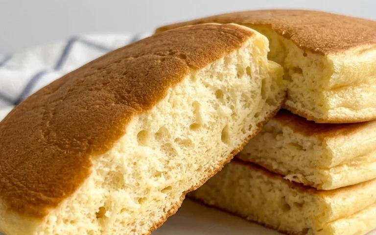 Fluffy Japanese Soufflé Pancakes