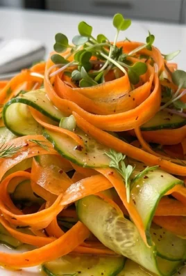 Carrot and Cucumber Ribbon Salad