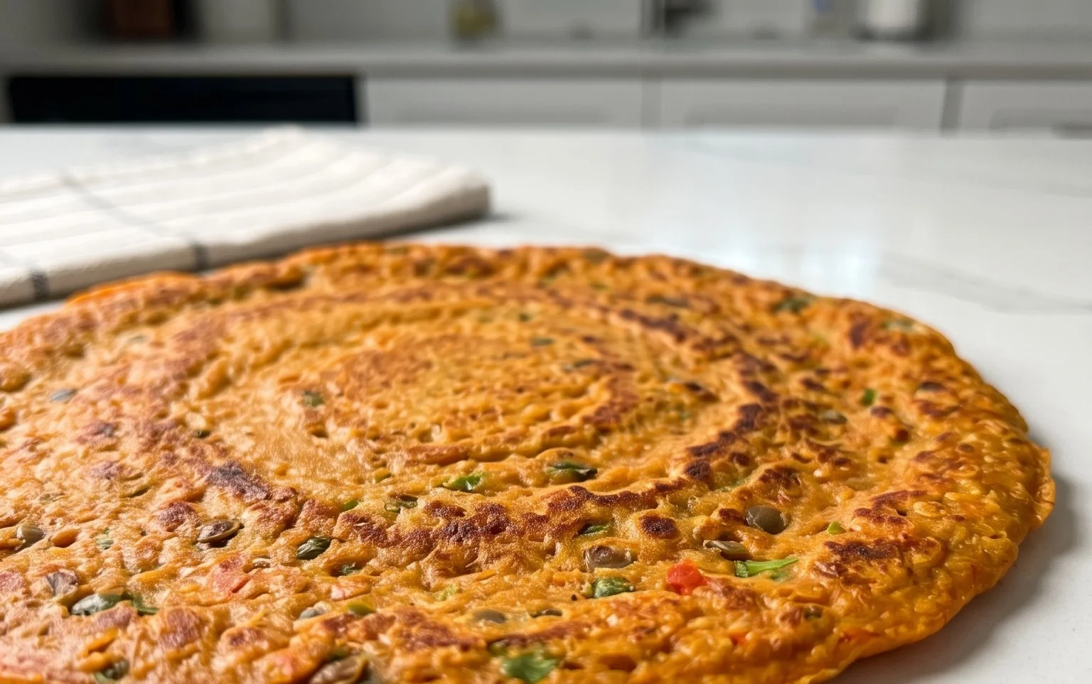 Masoor Dal Chilla | Savory Red Lentil Pancakes