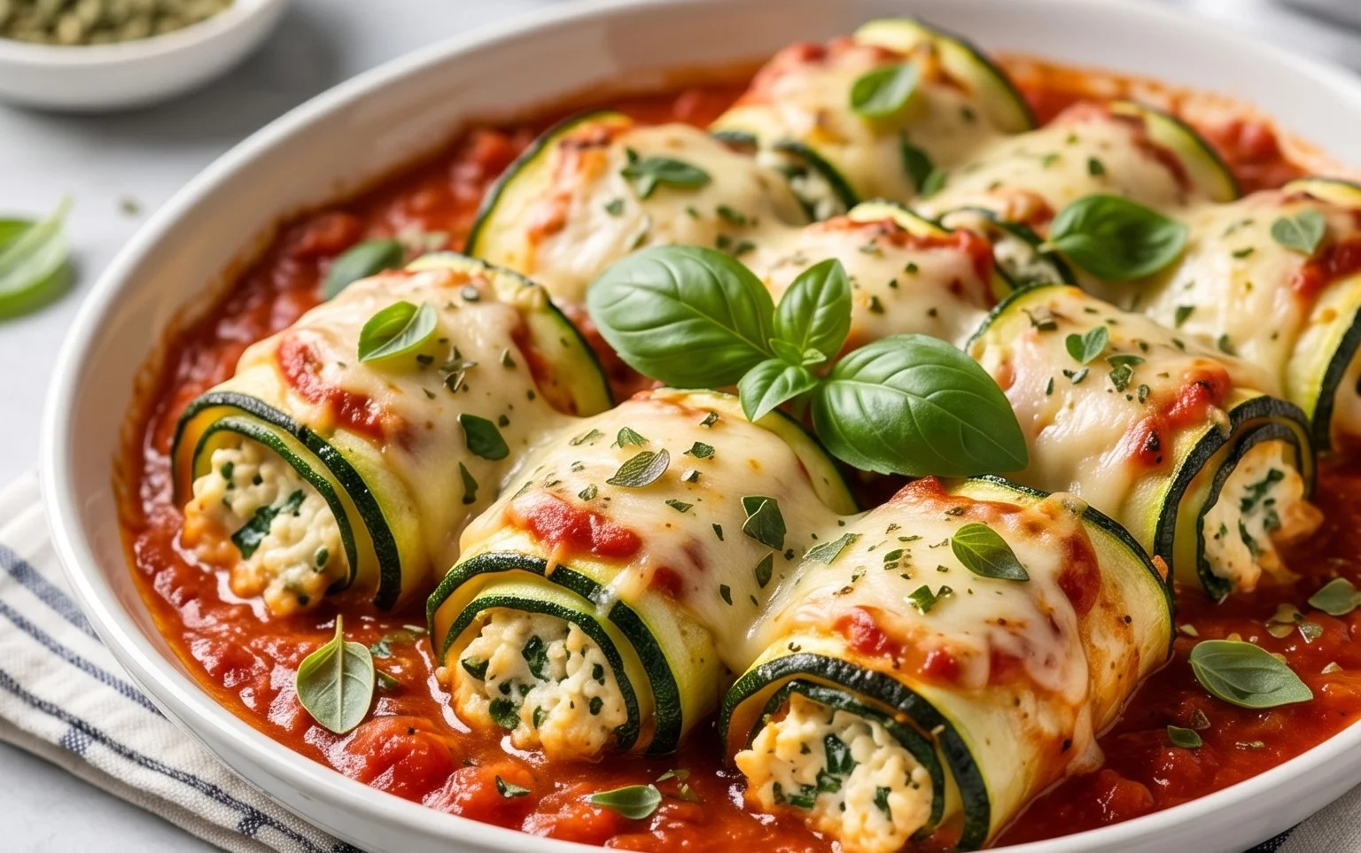 Vegan Zucchini Rollatini