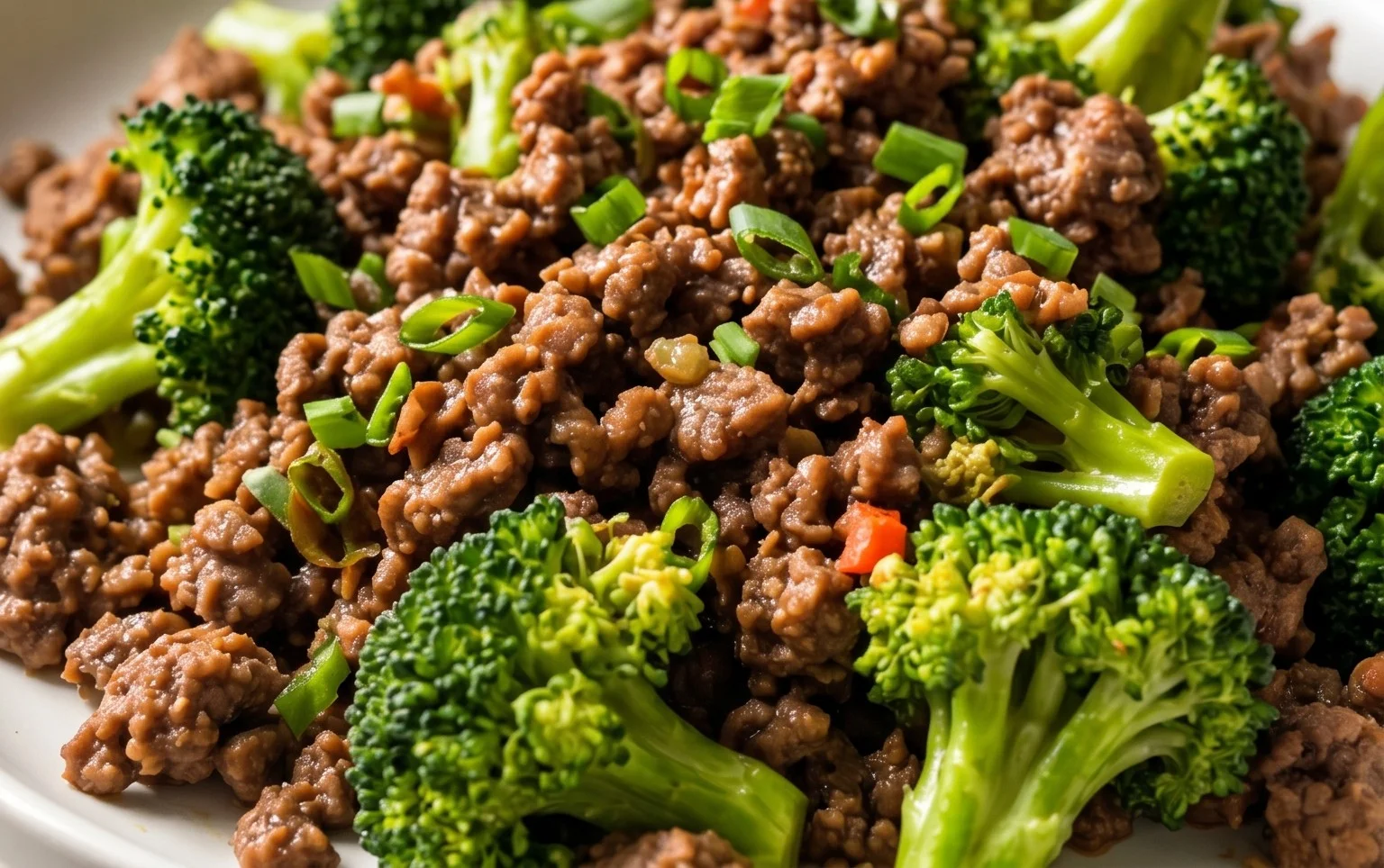 Ground Beef and Broccoli