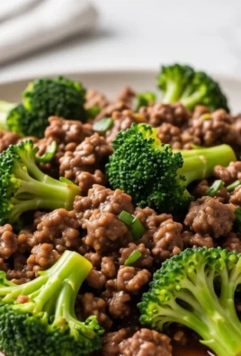 Ground Beef and Broccoli