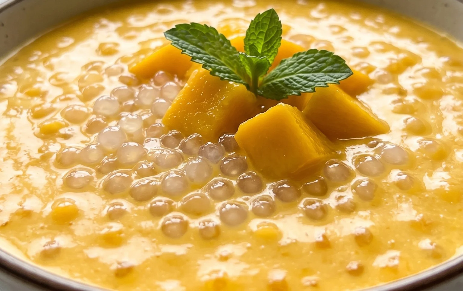 Creamy Mango Sago